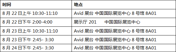 本次Avid參展BIRTV2012，基于資產(chǎn)的工作流程